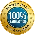 Money-back satisfaction seal
